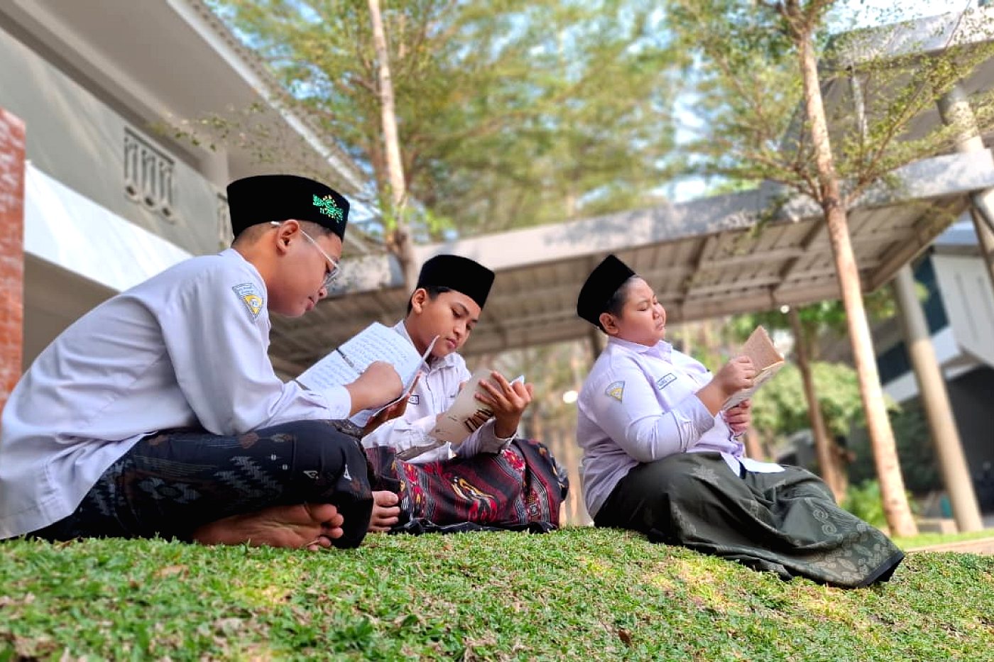 Belajar bersama sebelum jam pelajaran